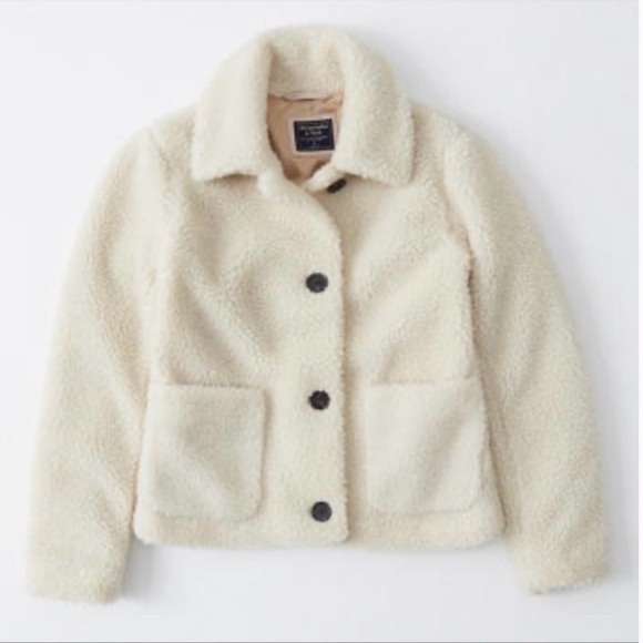 Abercrombie & Fitch Jackets & Blazers - Teddy Crop Coat